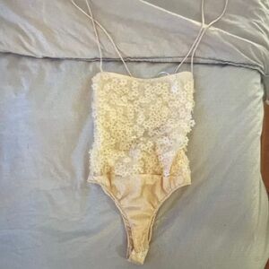 Elegant Cream Kids One Piece